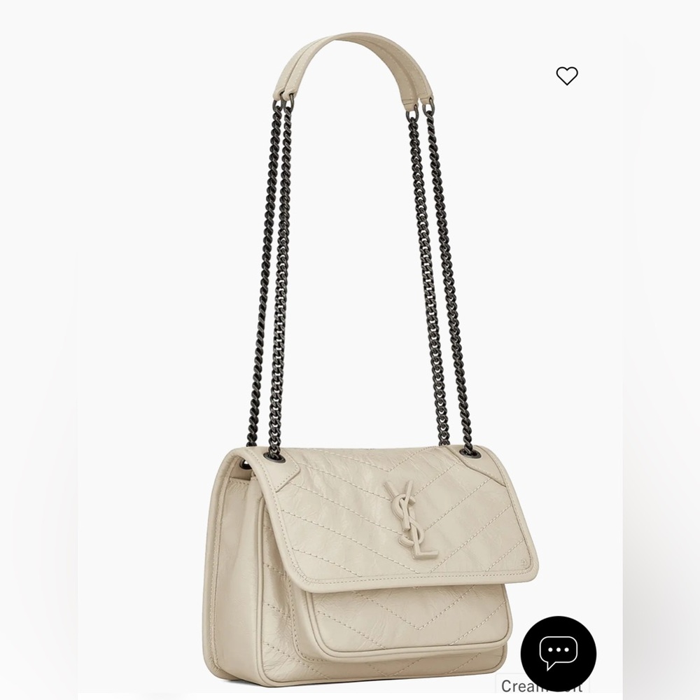 Yves Saint Laurent Niki baby shoulder bag in vintage leather